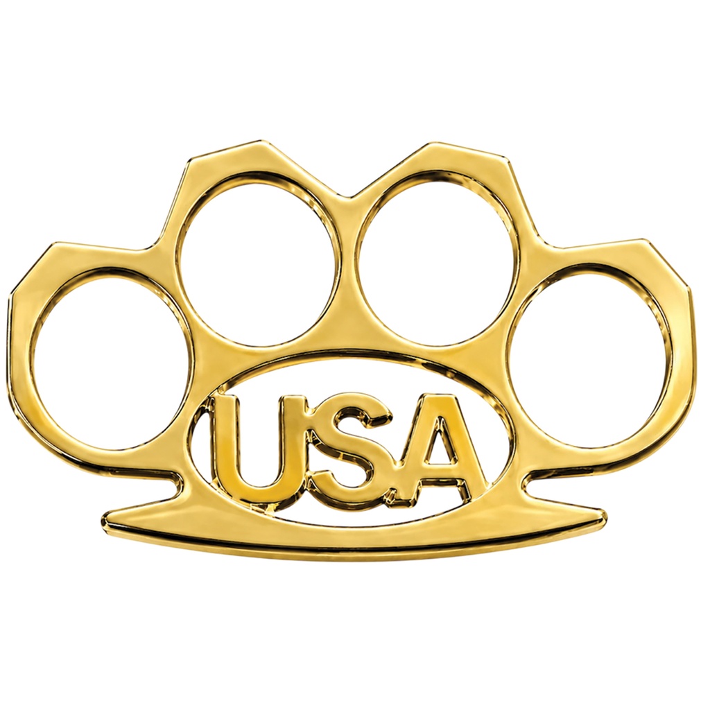 Patriot Grip USA Brass Knuckle - Gold Metal
