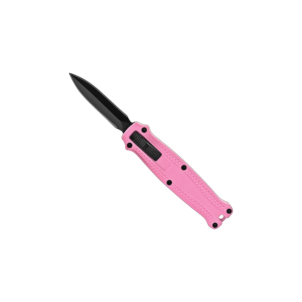 Compact Command Discreet OTF Knife - Pink Black