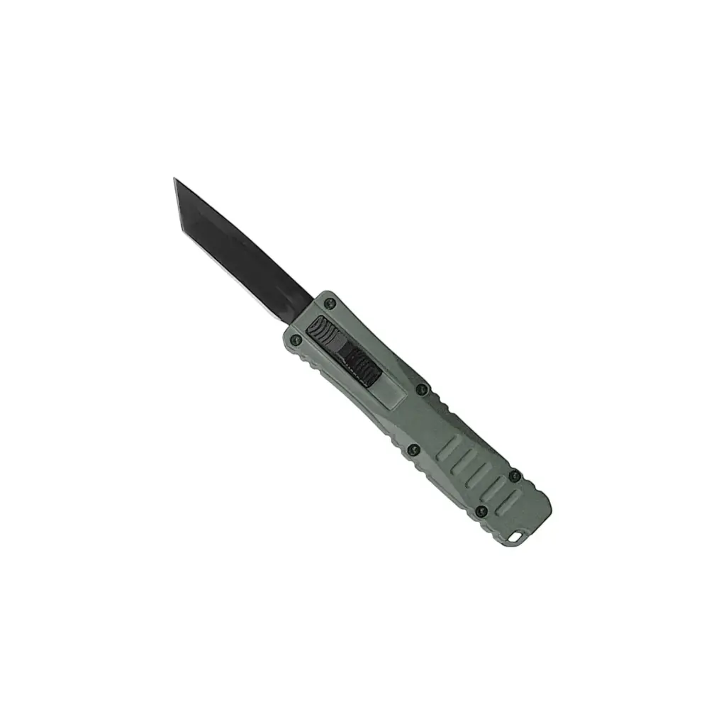 Stealth Edge Micro Tanto OTF Knife - Gray
