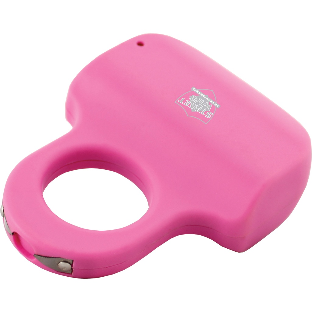 Halo Grip Squeeze-Activate Ring Stun Gun - Pink