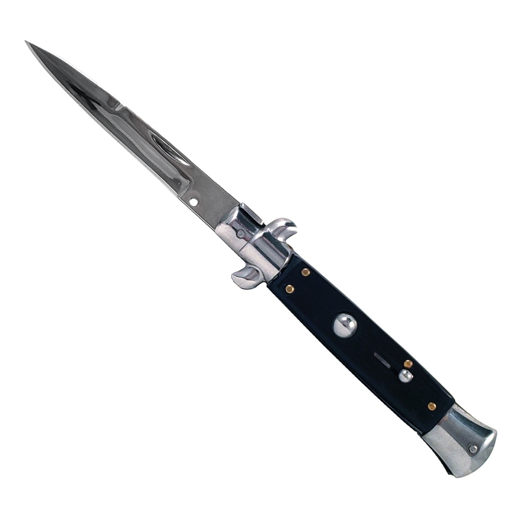 Godfather Heritage Stiletto Automatic Knife - Black Wood