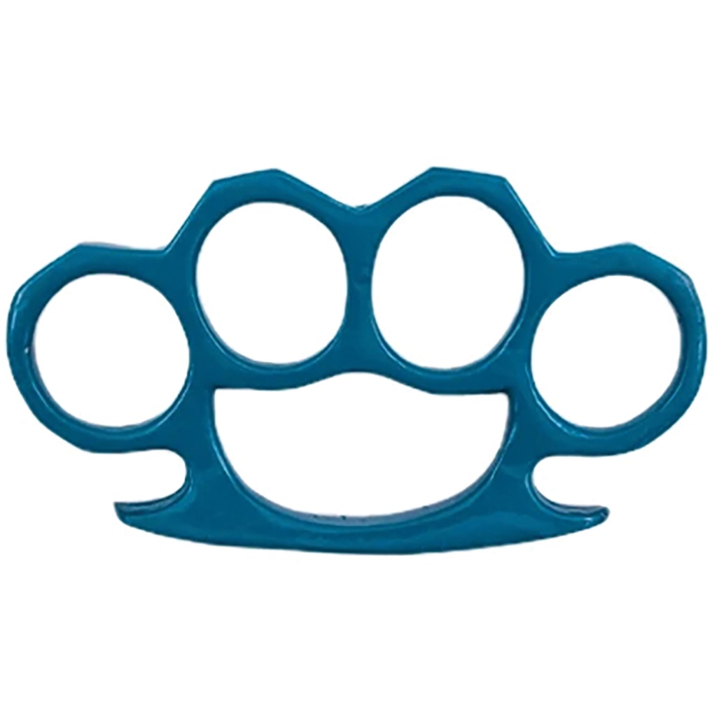 Skyline Compact EDC Brass Knuckles - Sky Blue Steel