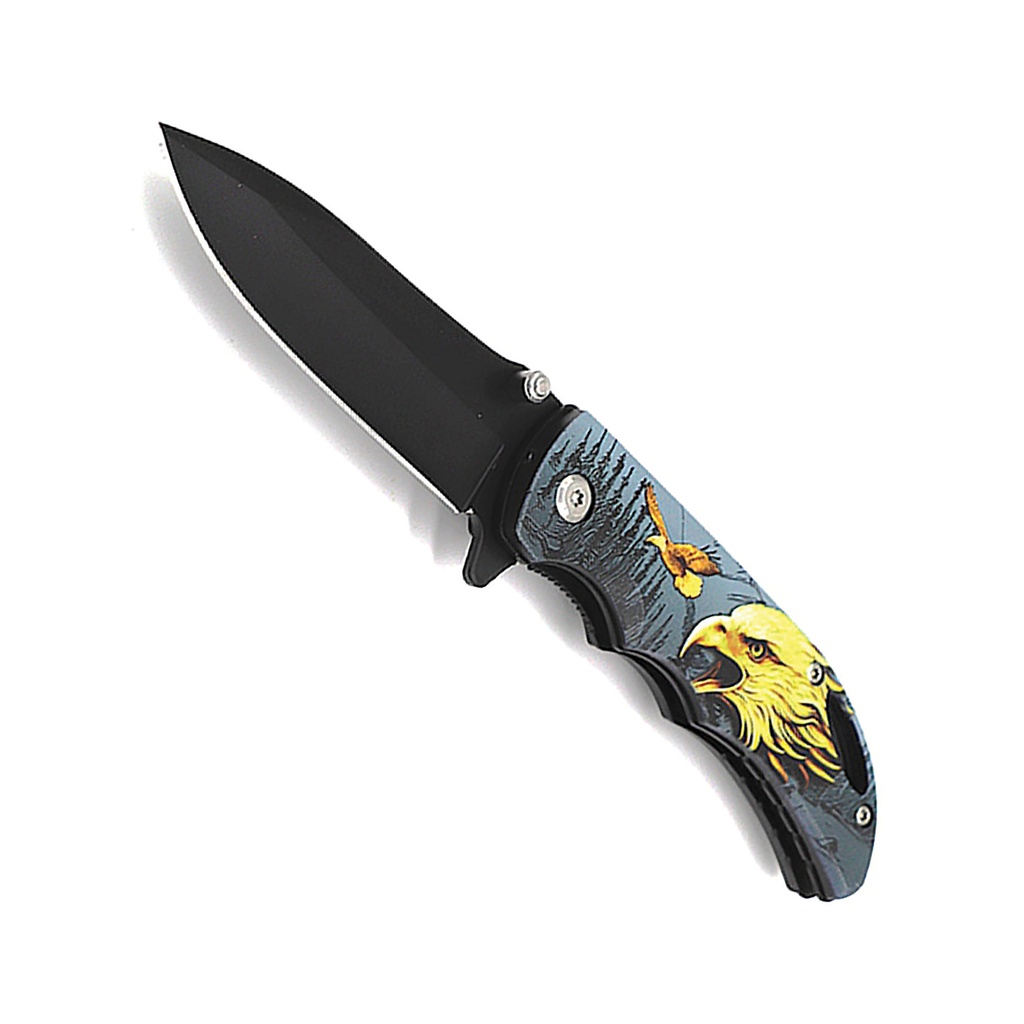 Eagle Sentinel Rapid-Deploy Assisted Opening Knife - Matte Black