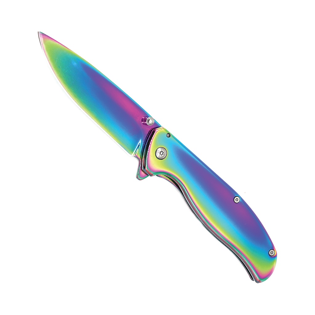Prism Shift Rapid-Deploy Assisted Opening Knife - Rainbow