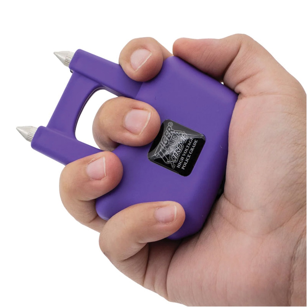 Silent Aegis Grab-Guard Tiger Claw Stun Gun - Deep Purple