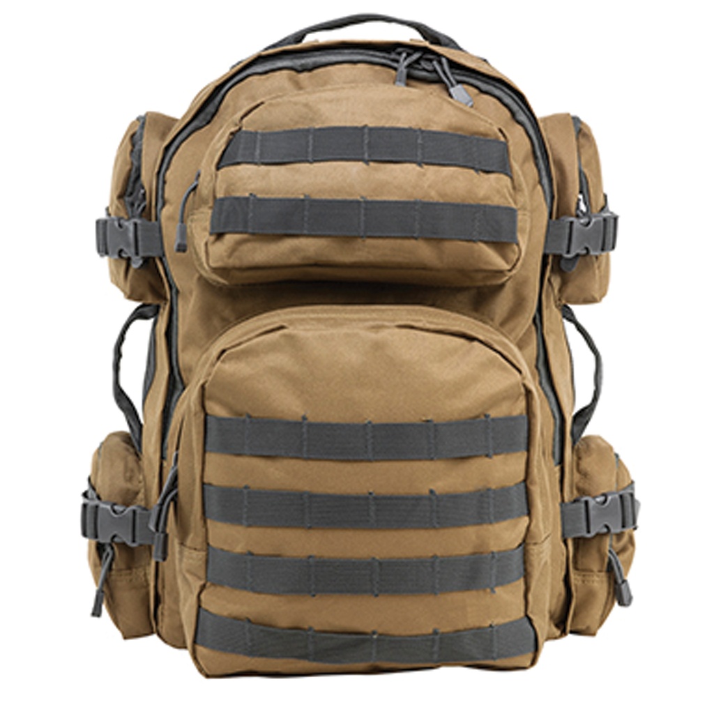 Two‑Tone Operator 24‑Hour Tactical Backpack - Coyote/Black
