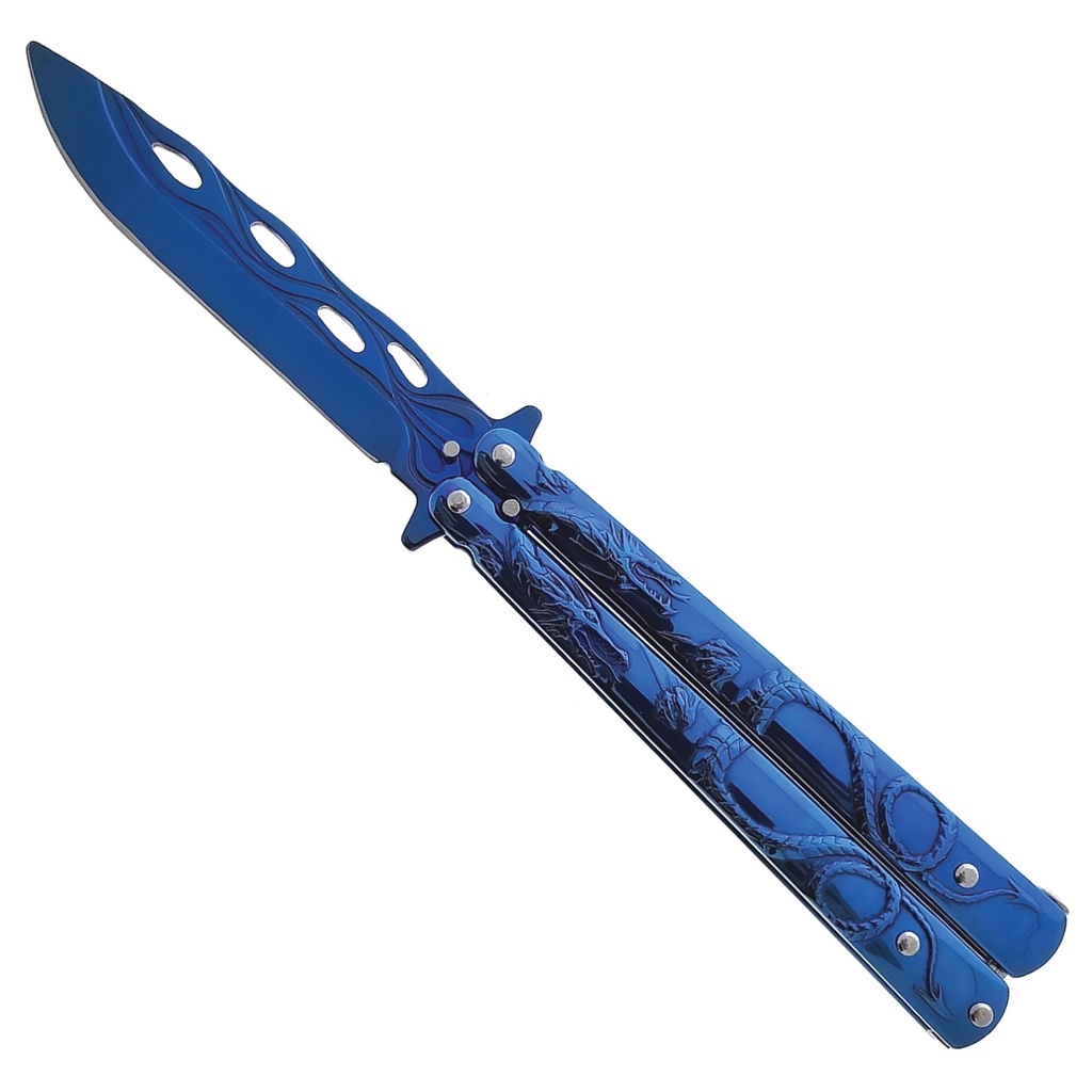 Dragon Wave Flip-Safe Butterfly Trainer - Blue Steel