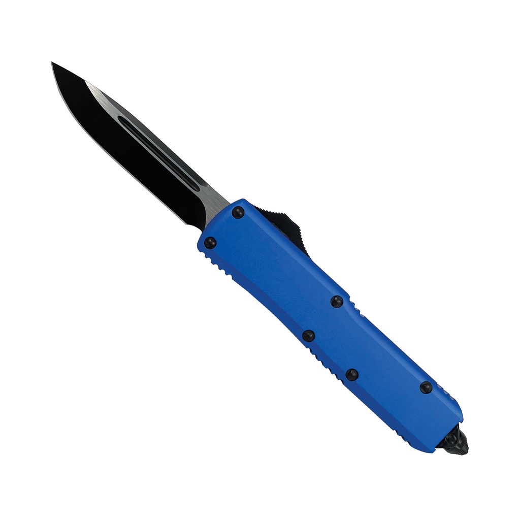 Switch‑Rail Smooth‑Action OTF Knife - Medium Blue Clip Point