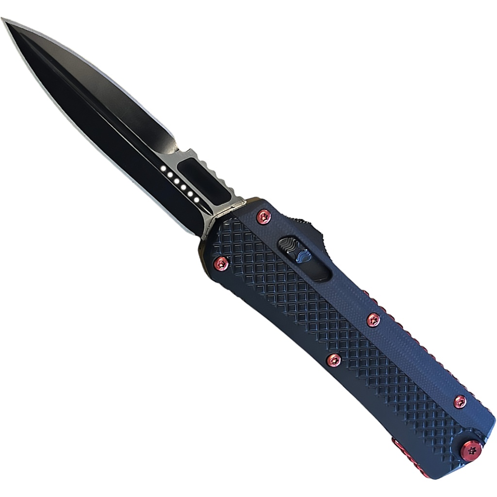 Redline Stealth Single-Action OTF Knife - G10 Black
