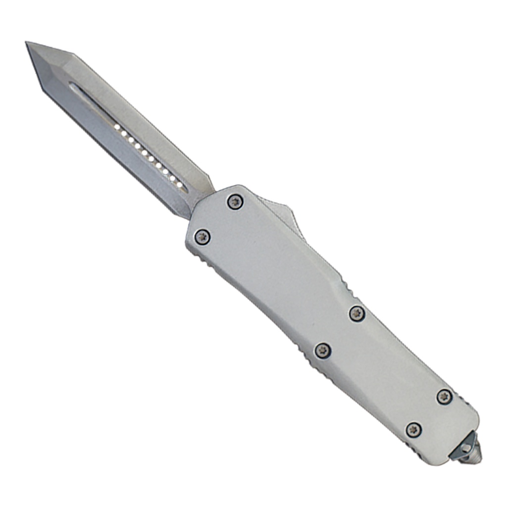 Gladiator Quick-Strike Dagger OTF Knife - Matte Silver