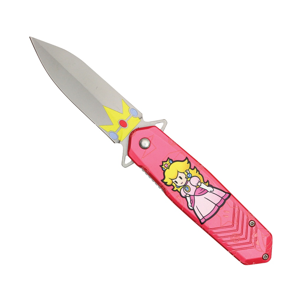 Princess Guard Quick-Assist Pocket Knife - Pink Graphic