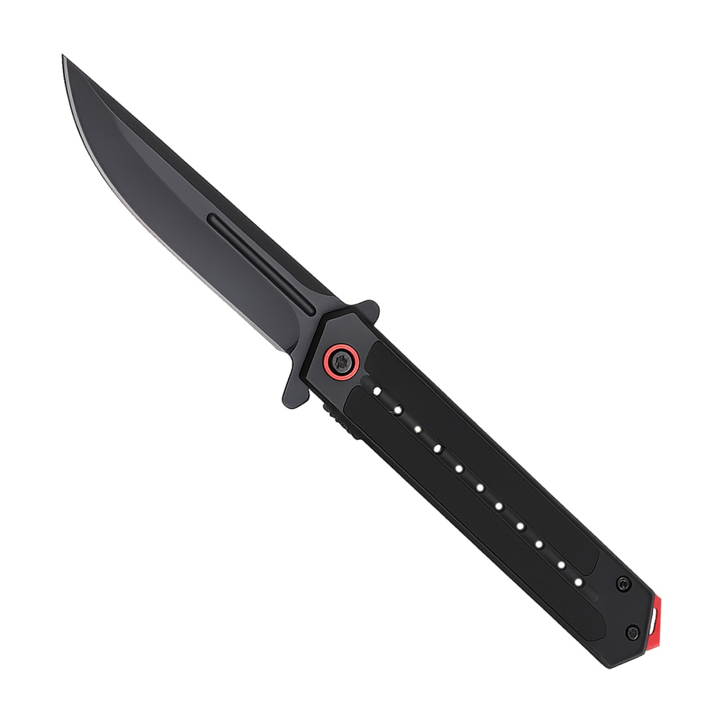 Ember Pivot Quick-Deploy Spring Assisted Knife - Black G10