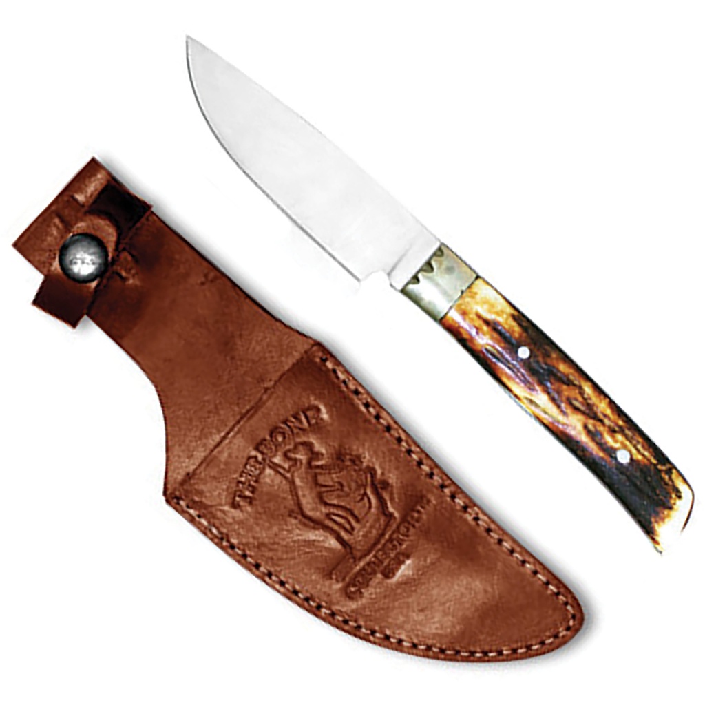 Heritage Drop-Point Fieldcraft Hunting Knife - Bone Handle