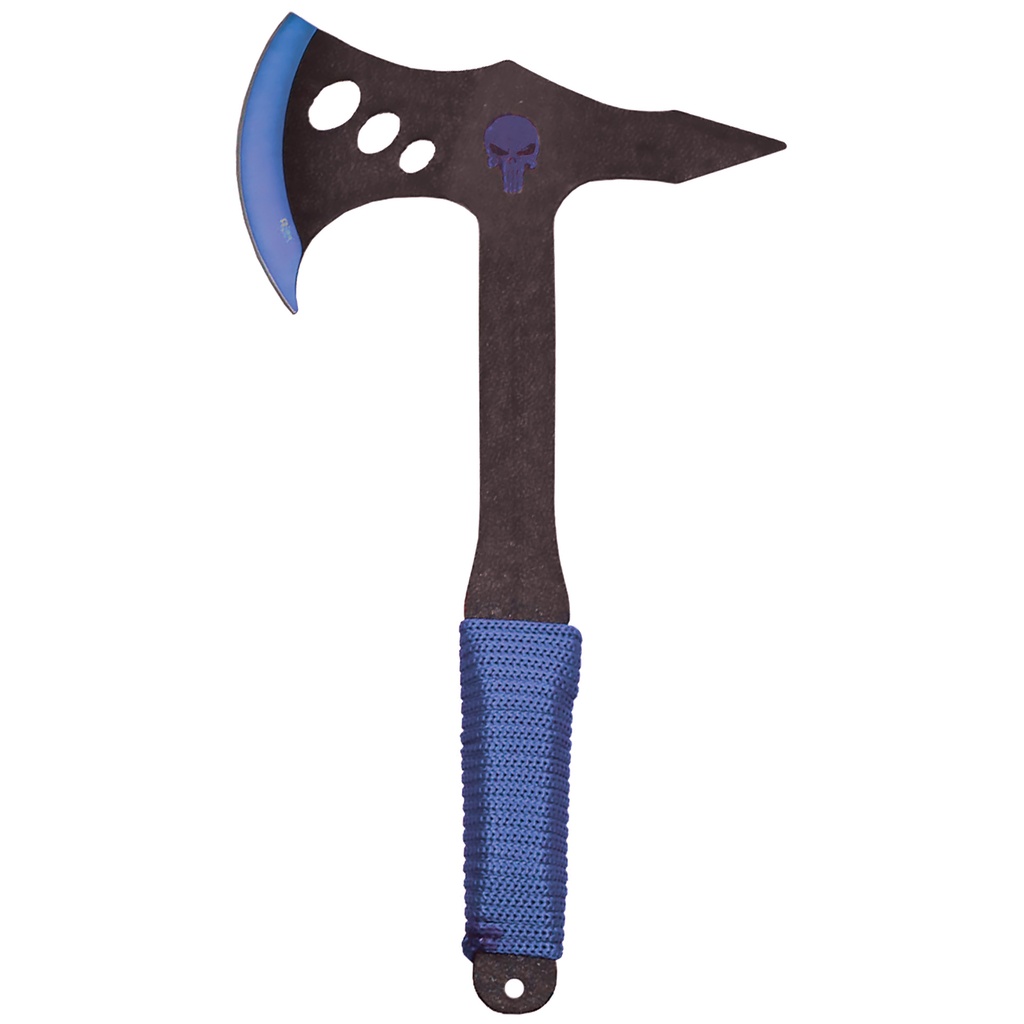 Skullline Night-Range Throwing Axe - Blue Steel