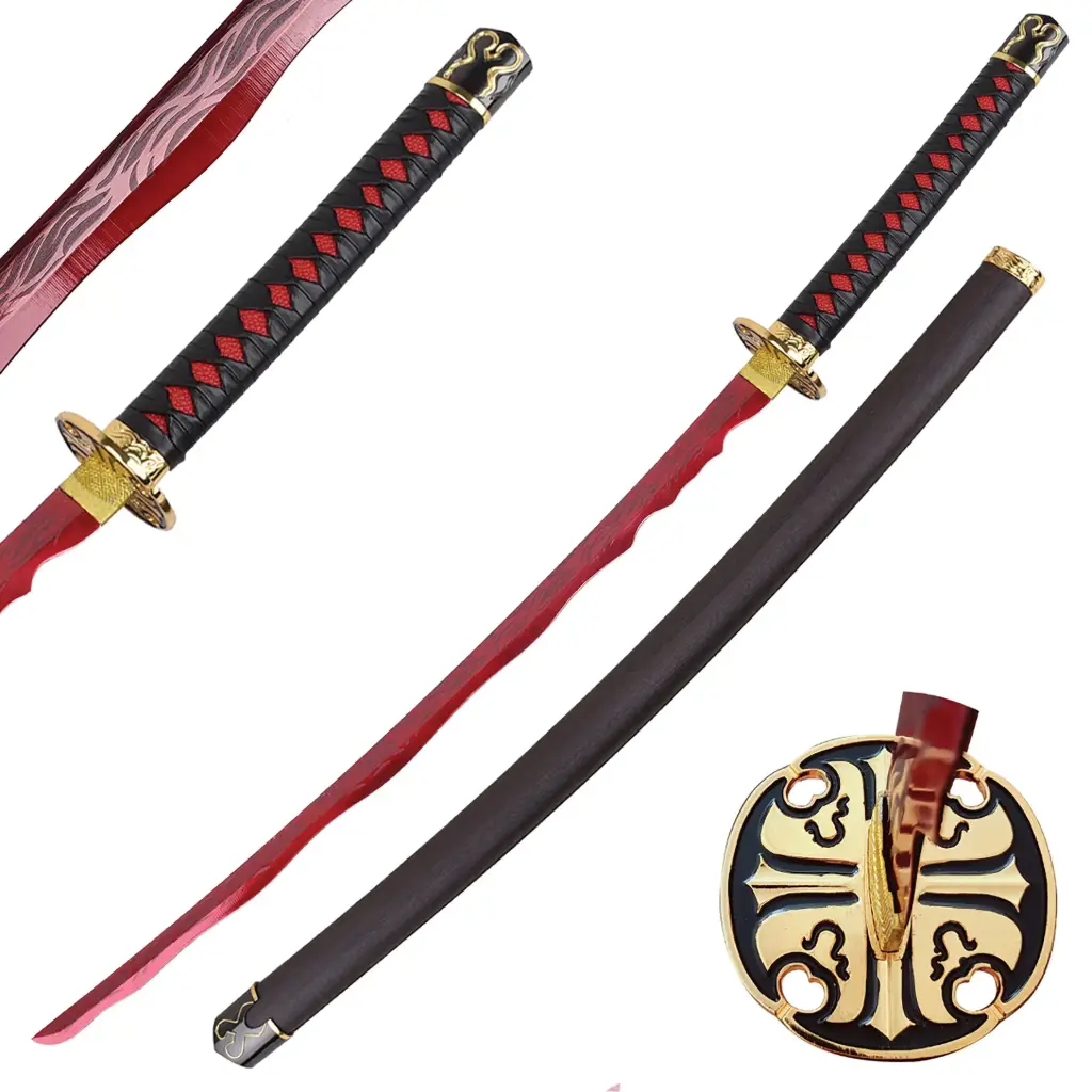 Boss Battle Game Blood Katana Sword - Crimson Edge
