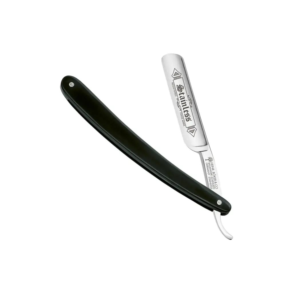 Heritage Barber’s Precision Straight Razor - Black Synthetic
