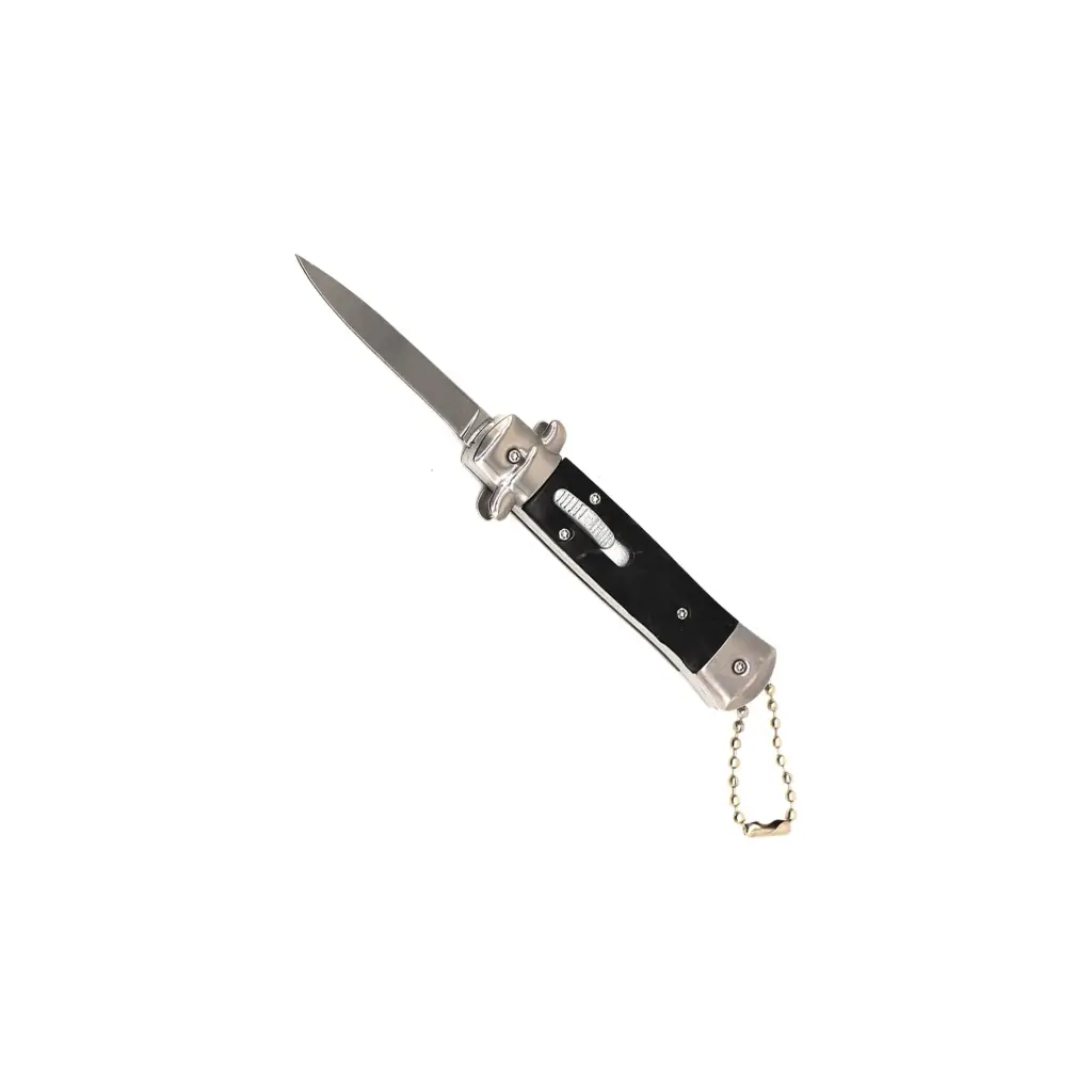 Midnight Milano Micro OTF Keychain Knife - Black Pearl