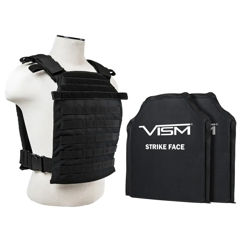 Rapid Deploy Guardian Plate Carrier Armor System - Black