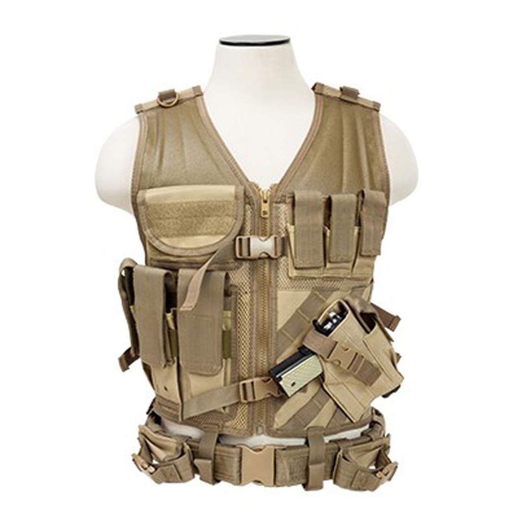 Field-Ready Expandable Loadout Tactical Vest - Coyote