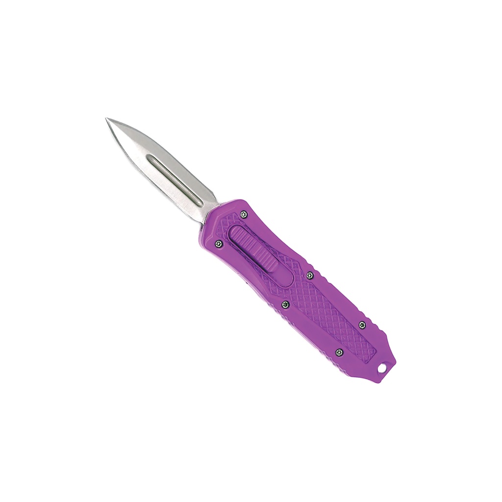 California Street Switch Compact OTF Knife - Purple Alloy