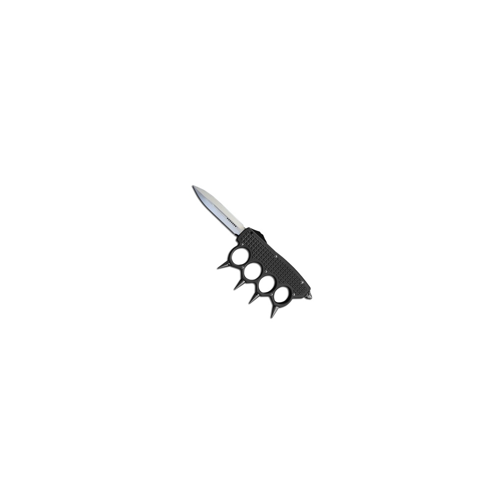 Urban Enforcer Spiked Knuckle OTF Knife - Black