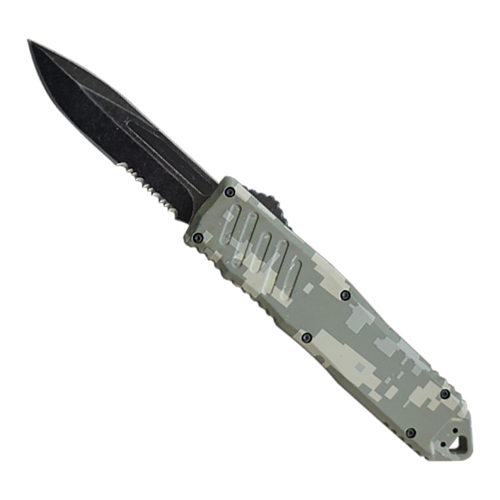 Digital Phantom Rapid-Deploy OTF Knife - Camo Stonewash