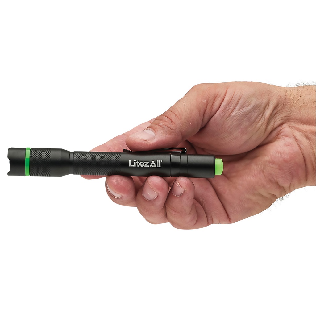 Greenline Precision Tactical Pen Light - Black Aluminum
