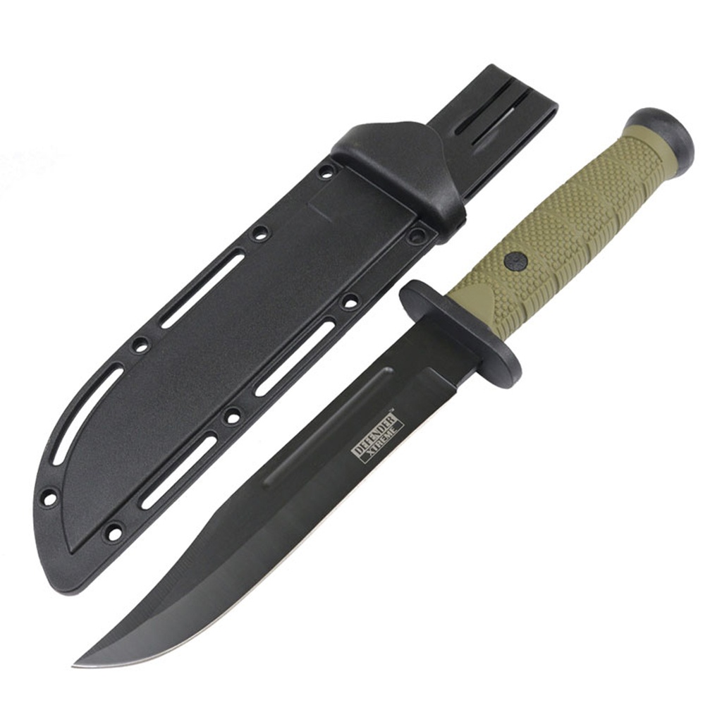 Ranger Outpost Tactical Hunting Knife - Green ABS