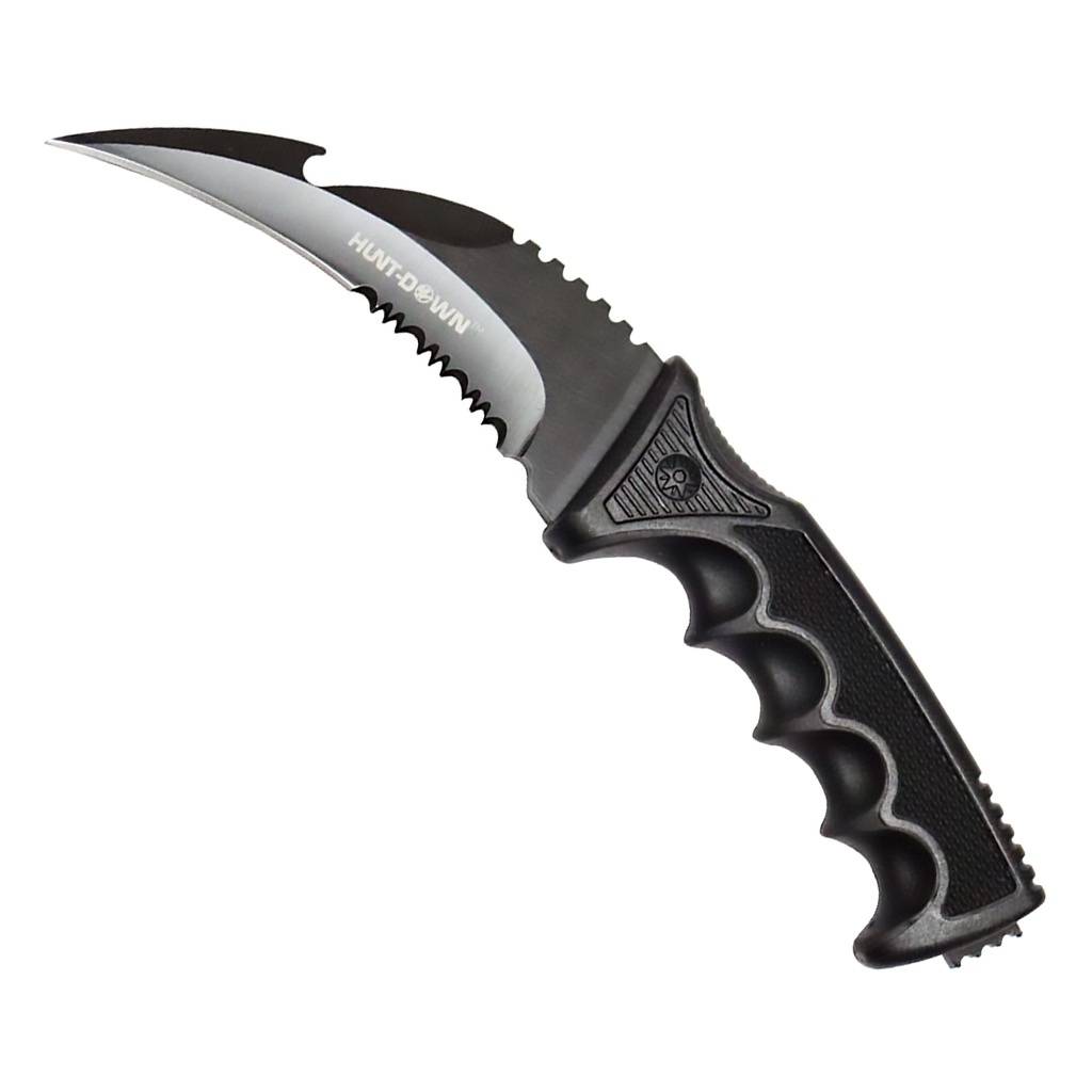 Hunt-Down 8.5" Black Karambit Knife
