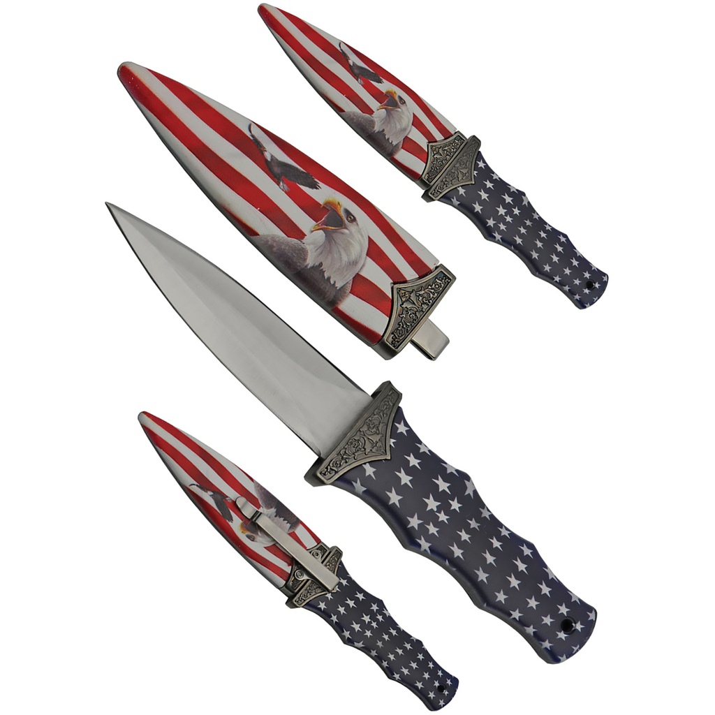 Liberty Talon Dagger Boot Knife - Stars and Stripes