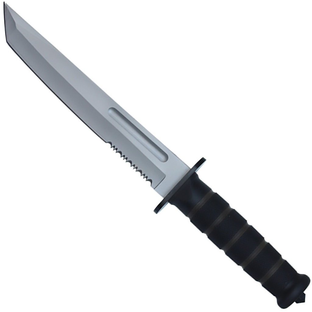 Tanto Guardian Survival-Class Fixed Blade Knife - Black ABS