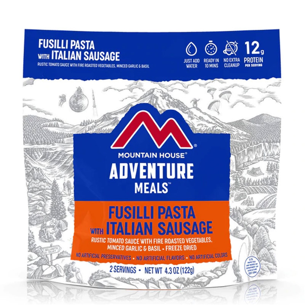 Entree Fusilli Pasta with Sausage