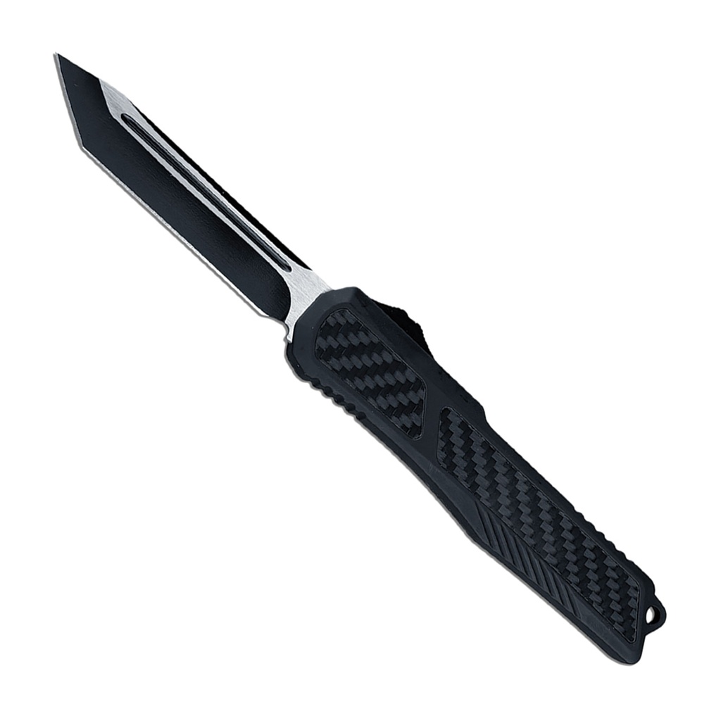 Carbon Vector Double-Action OTF Knife - Black Carbon