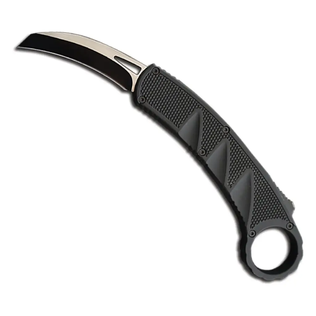 ArchAngel Instinct Ring Karambit OTF Knife - Midnight Black