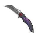 SAMPLE - Nebula Dragon Quick-Deploy Spring-Assisted Pocket Knife - Purple/Blue