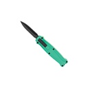 Teal Automatic Mini OTF Knife - Double Edge Blade