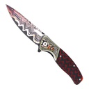 Ballistic Flow Manual Pocket Knife - Micarta Steel