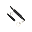 Covert Capsule Mini OTF Keychain Knife - Matte Black