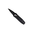 Shadow Minimalist Micro Automatic Knife - Black Titanium