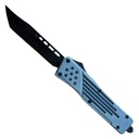 Silent Patriot Tactical OTF Knife - Grey Flag