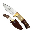 Heritage Mosaic Full-Tang Hunting Knife - Bone & Rosewood