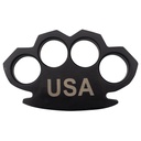 Liberty Foundry Solid-Core Brass Knuckles - Matte Black Steel
