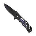 Old Glory Quick-Deploy Assisted Opening Knife - Black Blade
