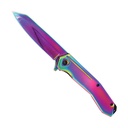Prism Edge Quick-Assist Wharncliffe Knife - TiNi Rainbow