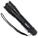 Midnight Sentinel Dual-Force Stun Gun Flashlight - Black Aluminum