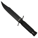 Sentinel Cache Integrated Fixed Blade Survival Knife - Black Matte