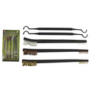 Tri‑Media Armorer Dual‑Ended Gun Cleaning Brush Set - Black Handle
