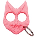 Purr-Guard Compact Cat Self Defense Keychain - Light Pink