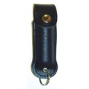 StreetShield Quick-Access Keychain Pepper Spray - Black Leatherette