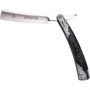 Reaper Script Straight Razor Folding Knife - Gray and Black